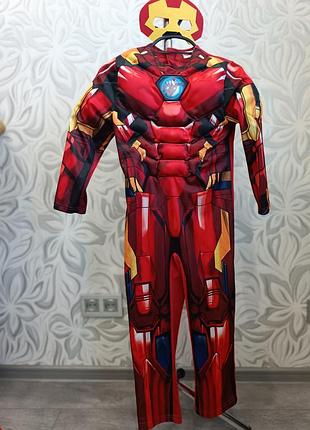 Карнавальний костюм марвел marvel iron man залізна людина айронмен на вік 6-7 років