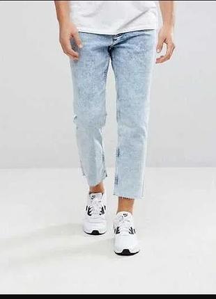 Новые мужские джинсы/брюки new look skinny fit, w28 skater fit uk 34