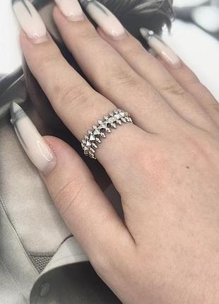 Каблучка в стилі cartier clash 3