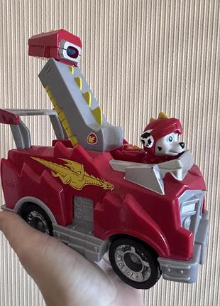 Оригінальна машинка paw patrol маршал пожежник