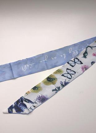 Хустинка-стрічка твіллі шарфик бант галстук 12331