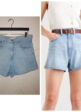 Женские шорты с высокой талией levi’s® high loose denim women shorts