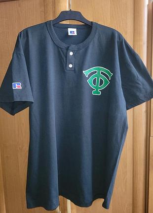 Мужская брендовая футболка батал от russell p 54-56 в идеальном состоянии.