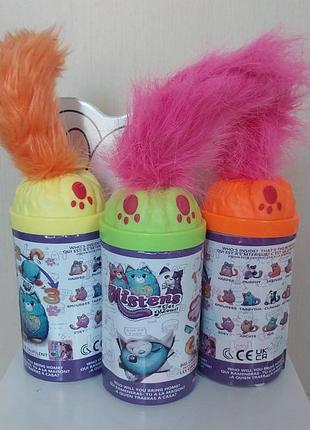 М'яка  іграшка котик в банці misfittens 30×20см.2 фото