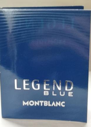 Montblanc legend blue парфумована вода для чоловіків, 1,2 мл