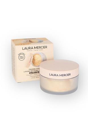 Розсипчаста пудра для обличчя laura mercier translucent loose setting powder ultra-blur mini 6 g