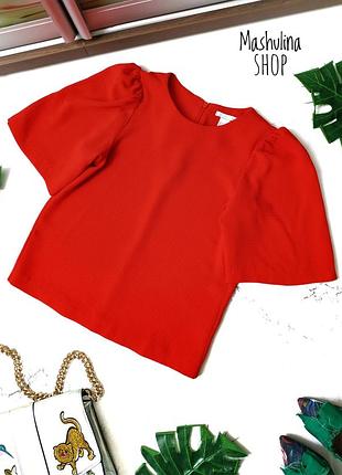❤️ красивая красная блуза от h&m