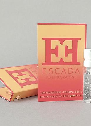 Escada bali paradise пробник для женщин (оригинал)