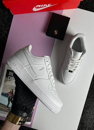 Женские кроссовки nike air force 1 low white