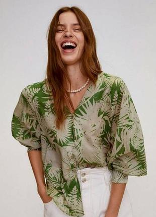 Блуза сорочка котонова