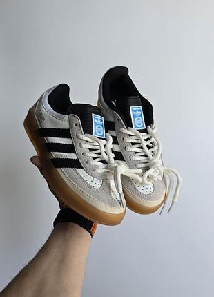 Кроссовки adidas gazelle × bad bunny • white black