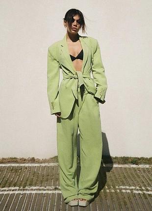 Широкі зелені штани , ліоцелл