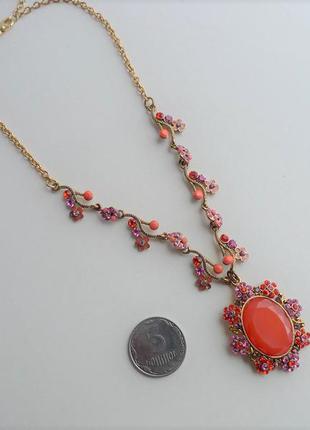 Красивое ожерелье, из англии, бижутерия.3 фото