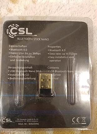 Блютуз адаптер usb csl bluetooth v 4.0
