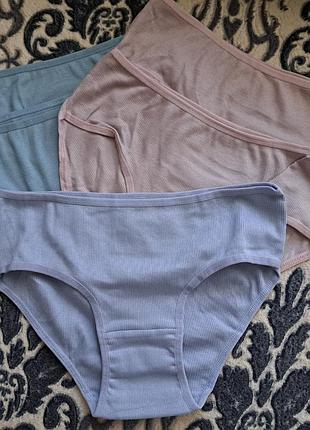 Donella трусики набор 5 шт хs- 16-17 лет по бирке ( рубчик)