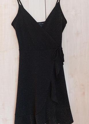 Плаття ошатне чорне блискуче на свято, на випускній, на вечірку