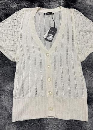 Білий кардіган 😍