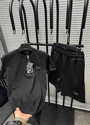 Костюм чоловічий літній dolce gabbana , комплект шорти + футболка