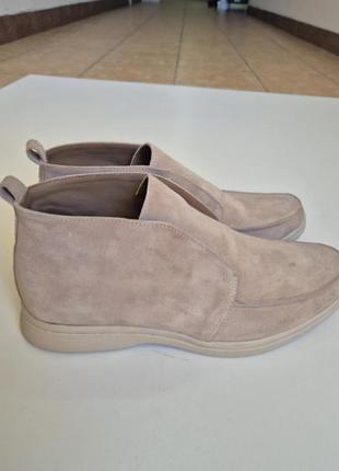 Лоферы 44 р замш