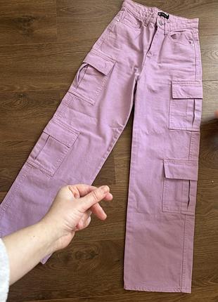 Джинси палаццо лавандові