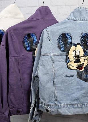 Куртка джинсова з міккі