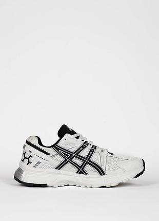 Женские кроссовки asics gel-kahana 8 white/black, текстиль/кожа, весна/лето, размер 36-40