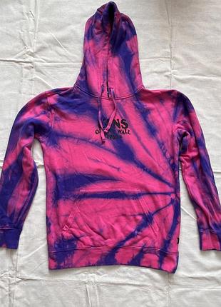 Кофта з капюшоном, худі, яскравого кольору від бренду vans