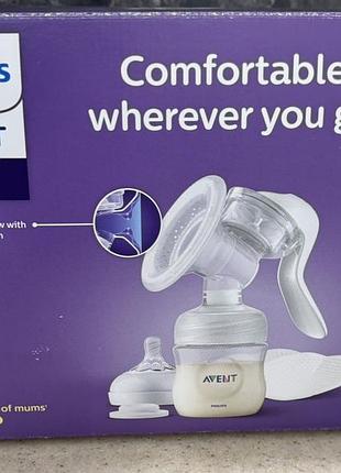 Молоковідсмоктувач механічний philips avent
