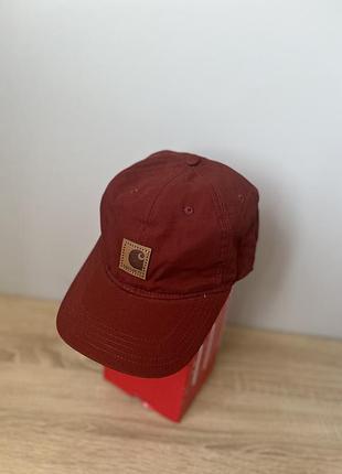 Кепка carhartt оригінал бордова