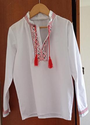 Вишиванка на хлопчика 140 см, 9-10 років, 100% cotton