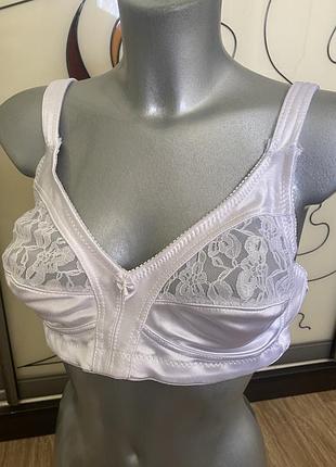 Шикарний, базовий, бралет, ажурний, в білому, кольорі, від бренду: beauforme