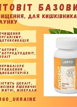 Цеоліт літовіт базовий (для шлунка, кишківника, детоксикація, гастрит, закреп, нормалізує травлення)