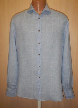 Льняная рубашка camicissima p.l(40)