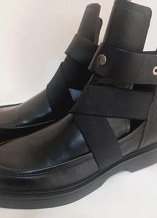 Черевики шкіряні zara 41 розмір.
