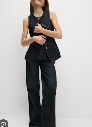 Широкие джинсы женские