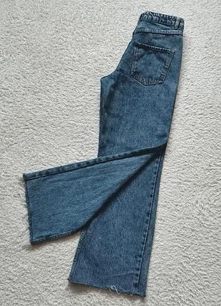 Джинсы wide-leg палаццо house широкие джинсы клеш джинсы в пол