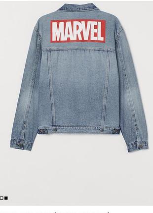 Джинсова куртка джинсовка marvel 3