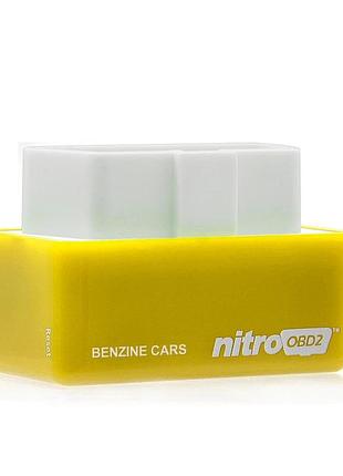 Чип-тюнинг nitro obd2 chip tuning box бензин / дизель атво, для увеличения мощности до 35% и крутяще 3