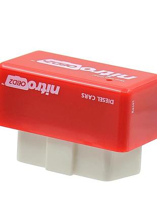 Чип-тюнинг nitro obd2 chip tuning box бензин / дизель атво, для увеличения мощности до 35% и крутяще 7