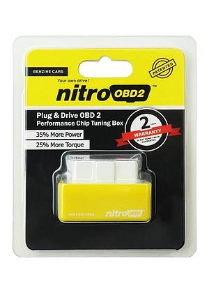 Чип-тюнинг nitro obd2 chip tuning box бензин / дизель атво, для увеличения мощности до 35% и крутяще 9