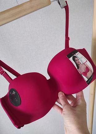 Новий жіночий бюстгальтер рожевий гладкий