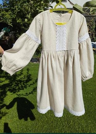 Сукня льон 116