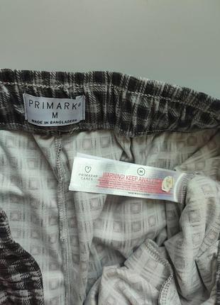 Піжамні домашні утепні штани м primark3 фото