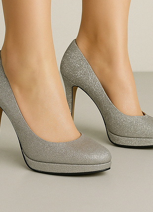 Tamaris женские туфли лодочки серебристый хамелеон