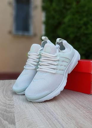 Женские качественные и стильные кроссовки nike presto мятные