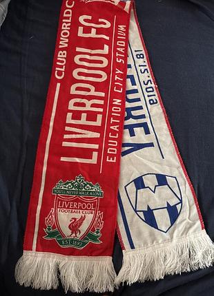 Шарф футбольный liverpool monterrey 18.12.2019