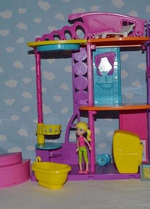 Mattel polly pocket великий будиночок ігровий будинок для ляльок поллі покет1 фото