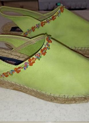 Кожаные босоножки босоножки сандалии кожа 39р 25см juncal