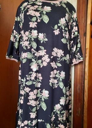 Новое платье вискоза трикотаж длина 124см