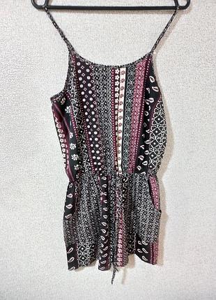 Женский комбинезон atmosphere, карман на ремешках и шнурках